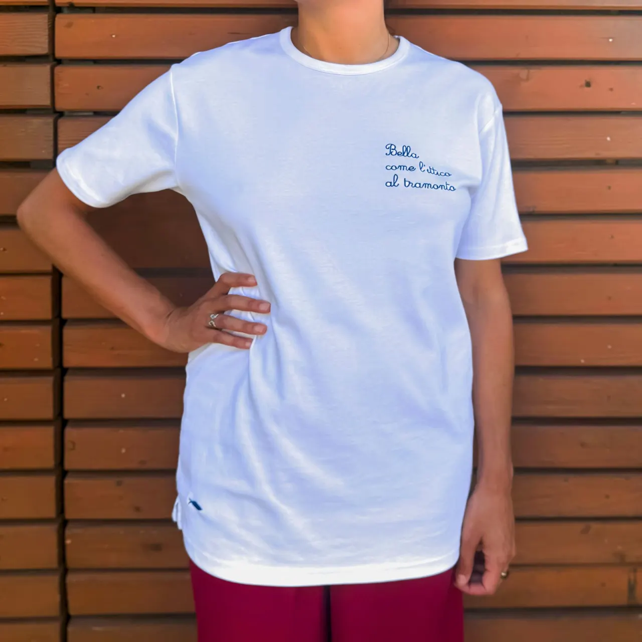 T-Shirt Bella come l'Ittico al tramonto